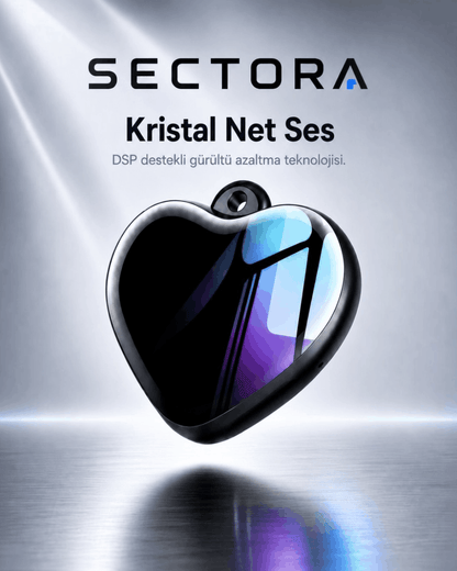 SECTORA™ - Kompakt Ses Kayıt Cihazı